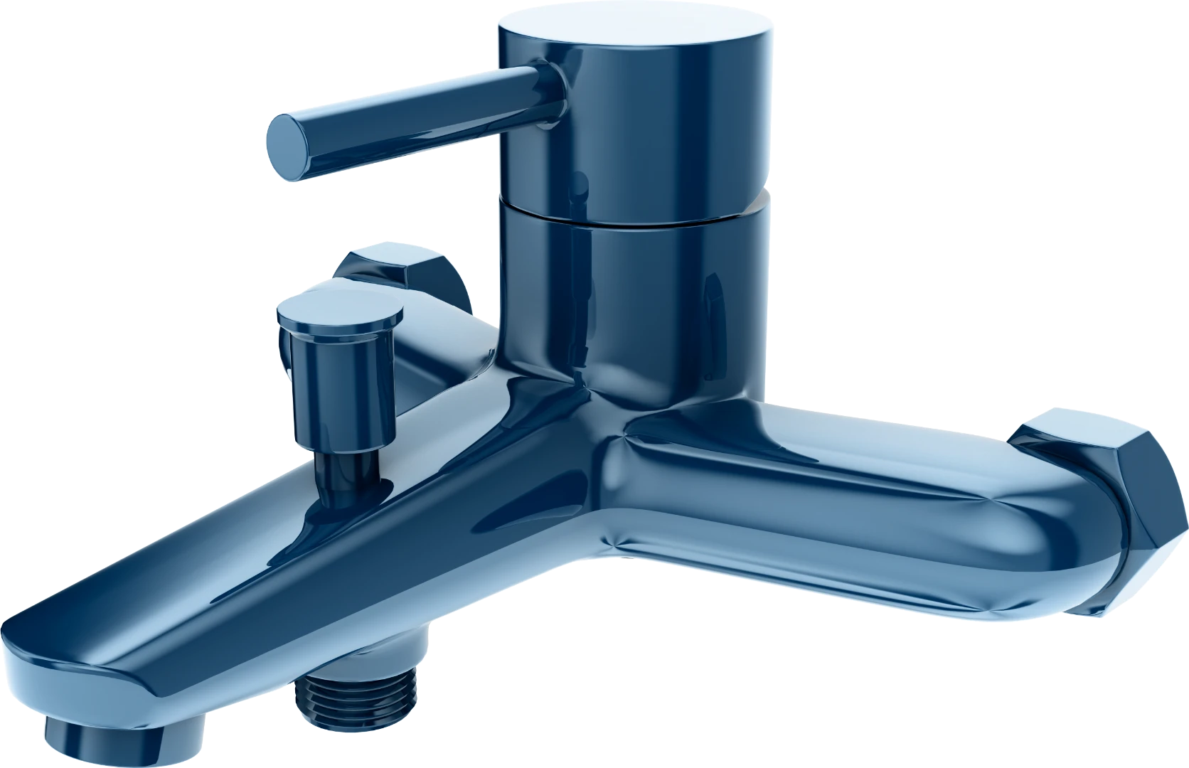 NIOM Single lever Bath / shower mixer - Nova Blue - Blue - Sez Industries