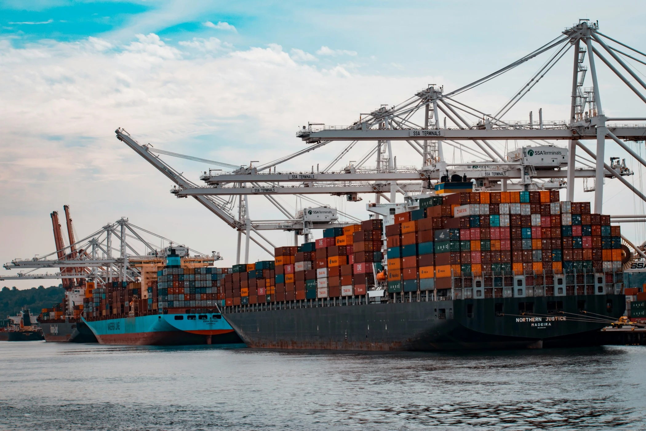Big cargo ship image