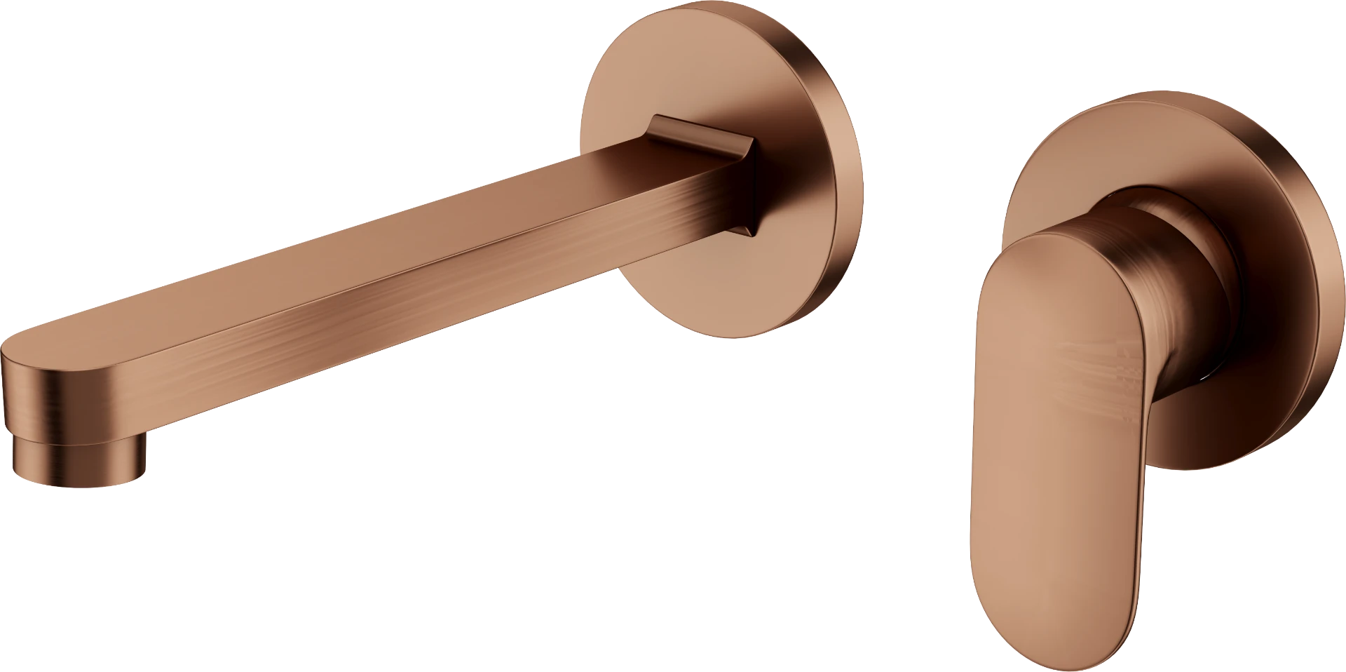 HELIOS Single lever concealed Basin mixer - Coral Gold - Rose Gold - Sez Industries